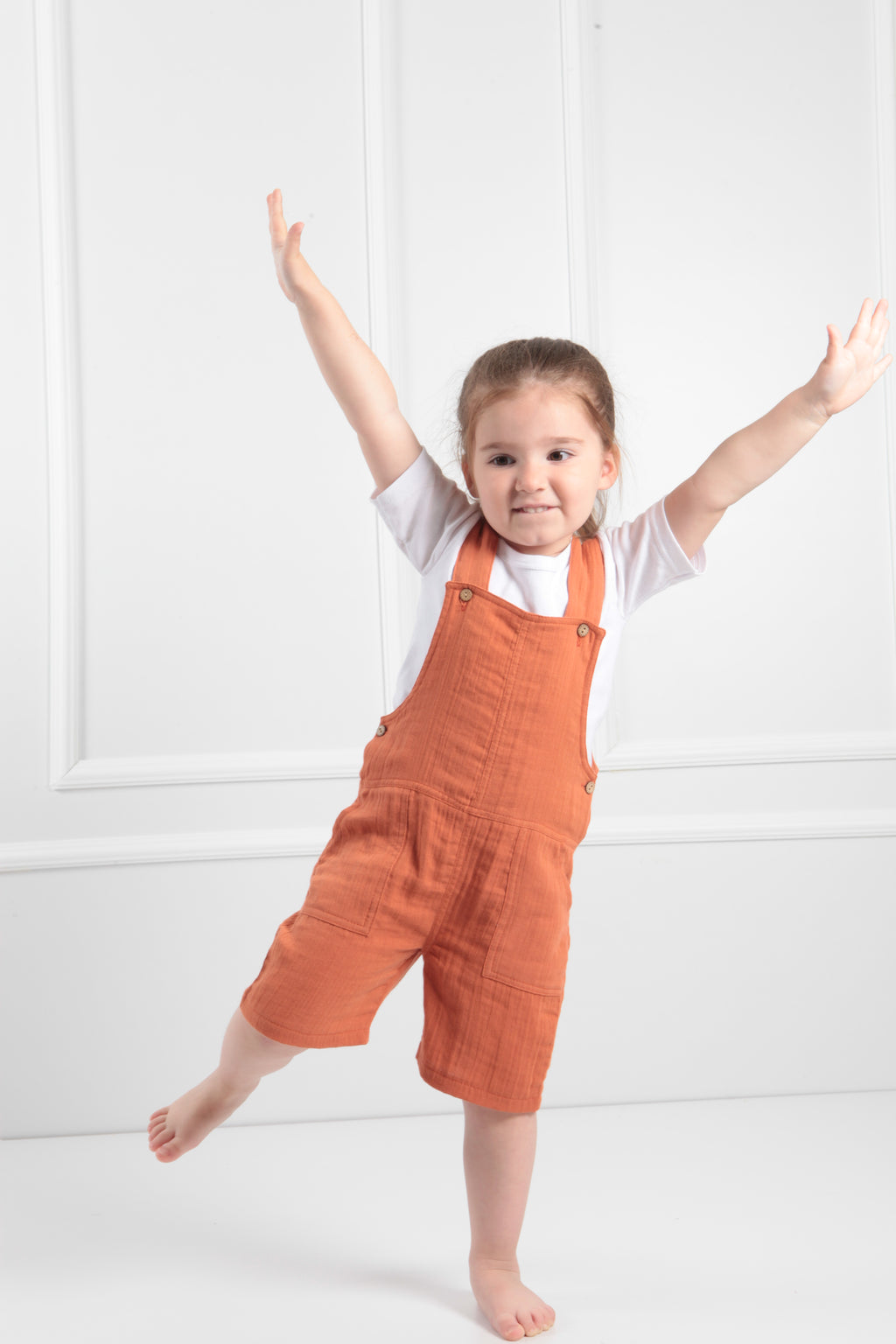 Gardener's Jumpsuit Orange