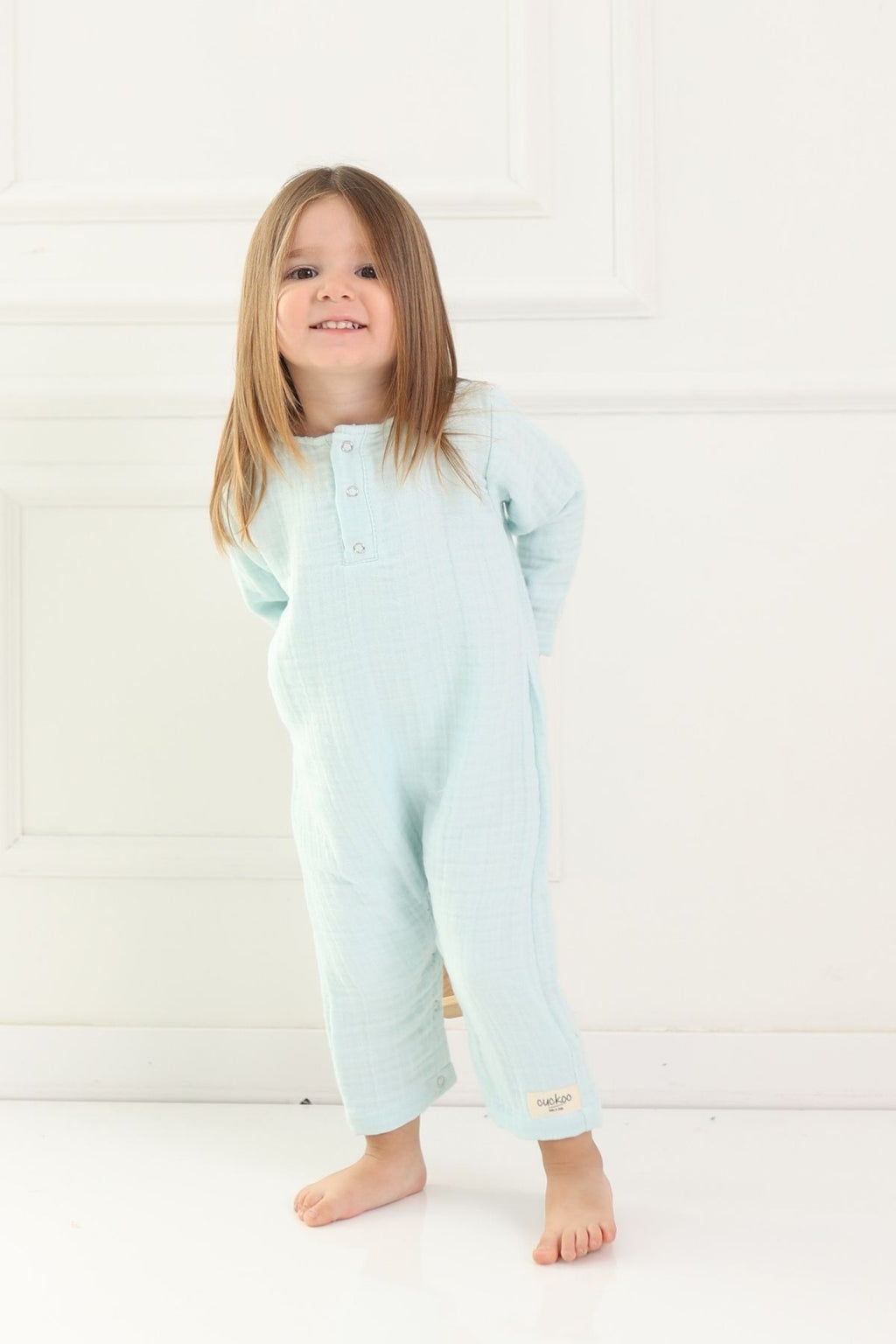 Long Jumpsuit Aqua Green