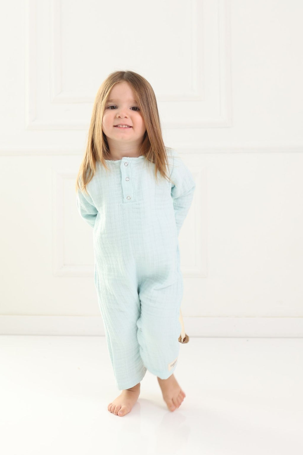 Long Jumpsuit Aqua Green