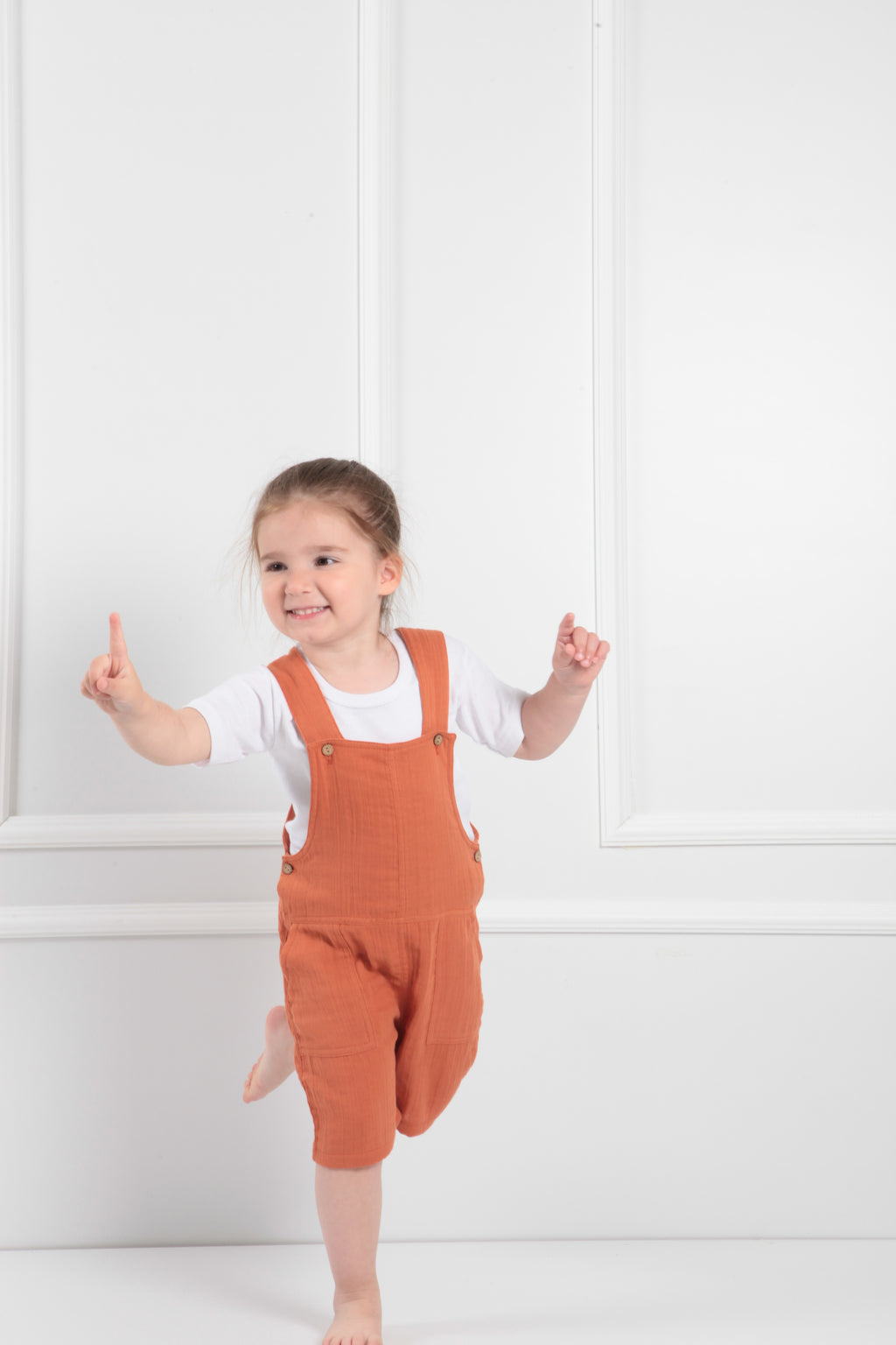 Gardener's Jumpsuit Orange
