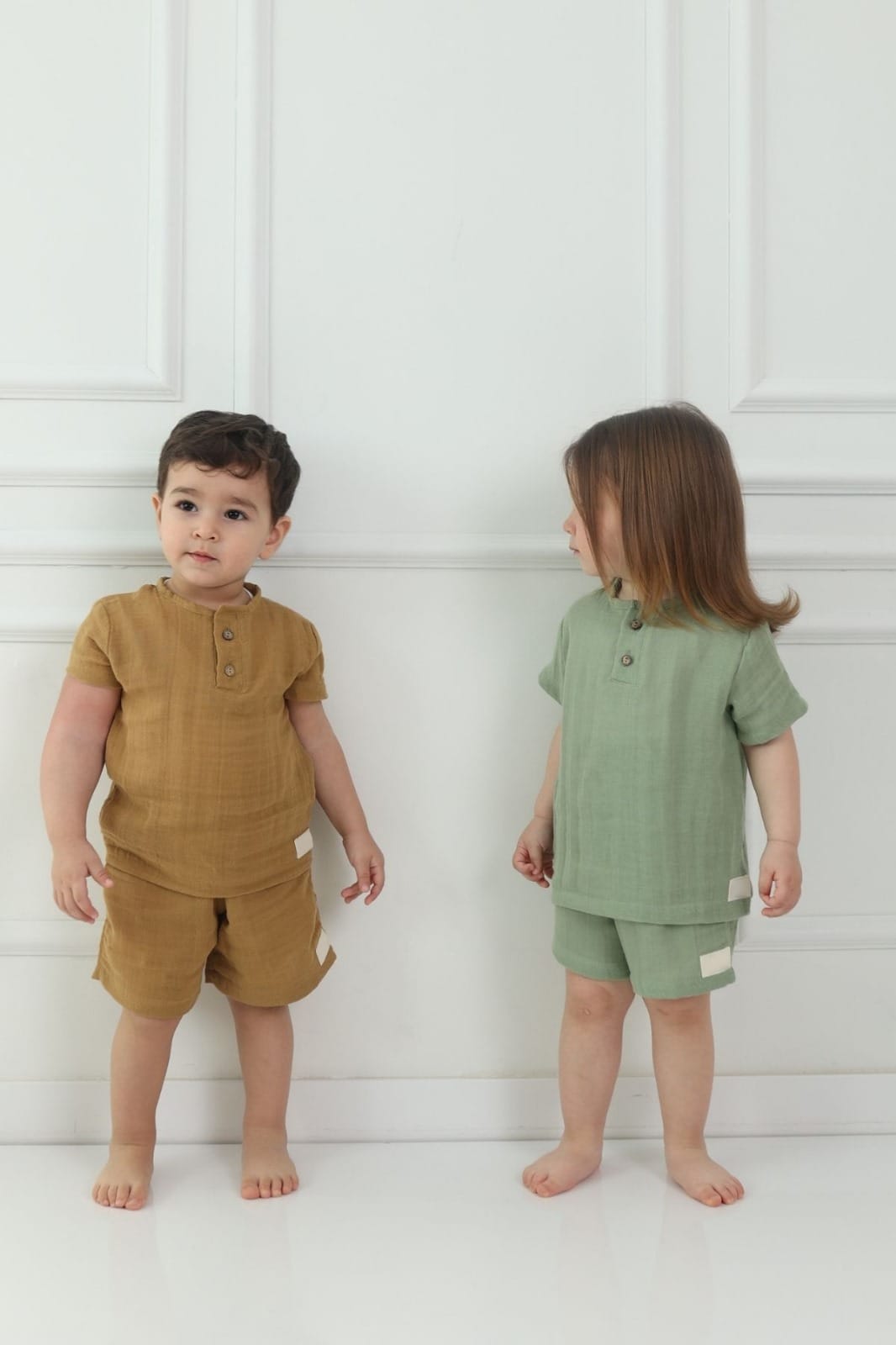 Shorts Set Brown