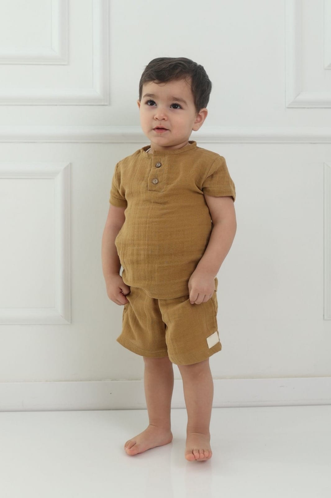 Shorts Set Brown