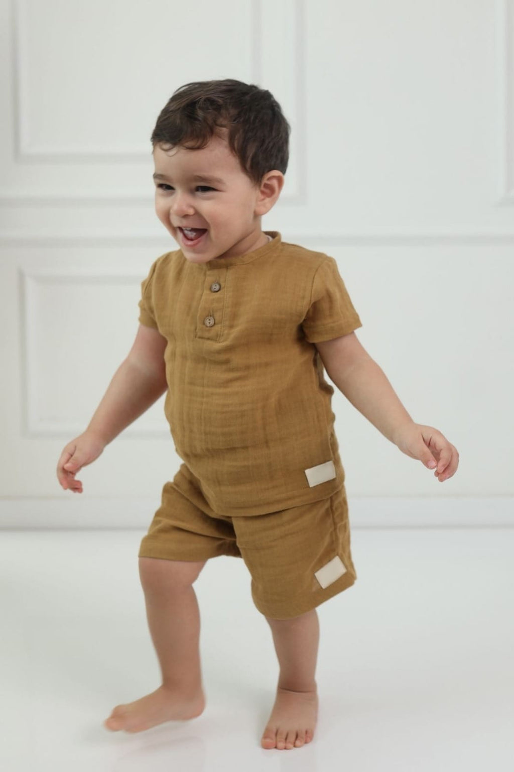 Shorts Set Brown